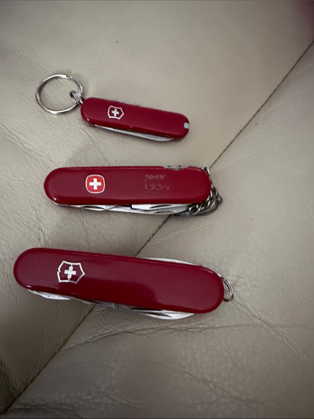Victorinox Red Swiss Pocket Knife Set with Keyring